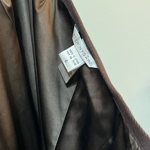 Embroidered maxi skirt brown - Picture 4 of 10